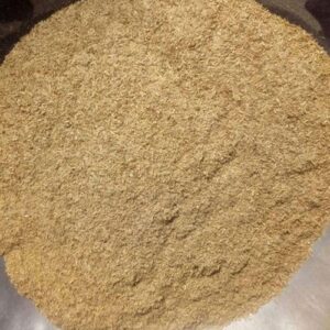 How raw Rice bran look like