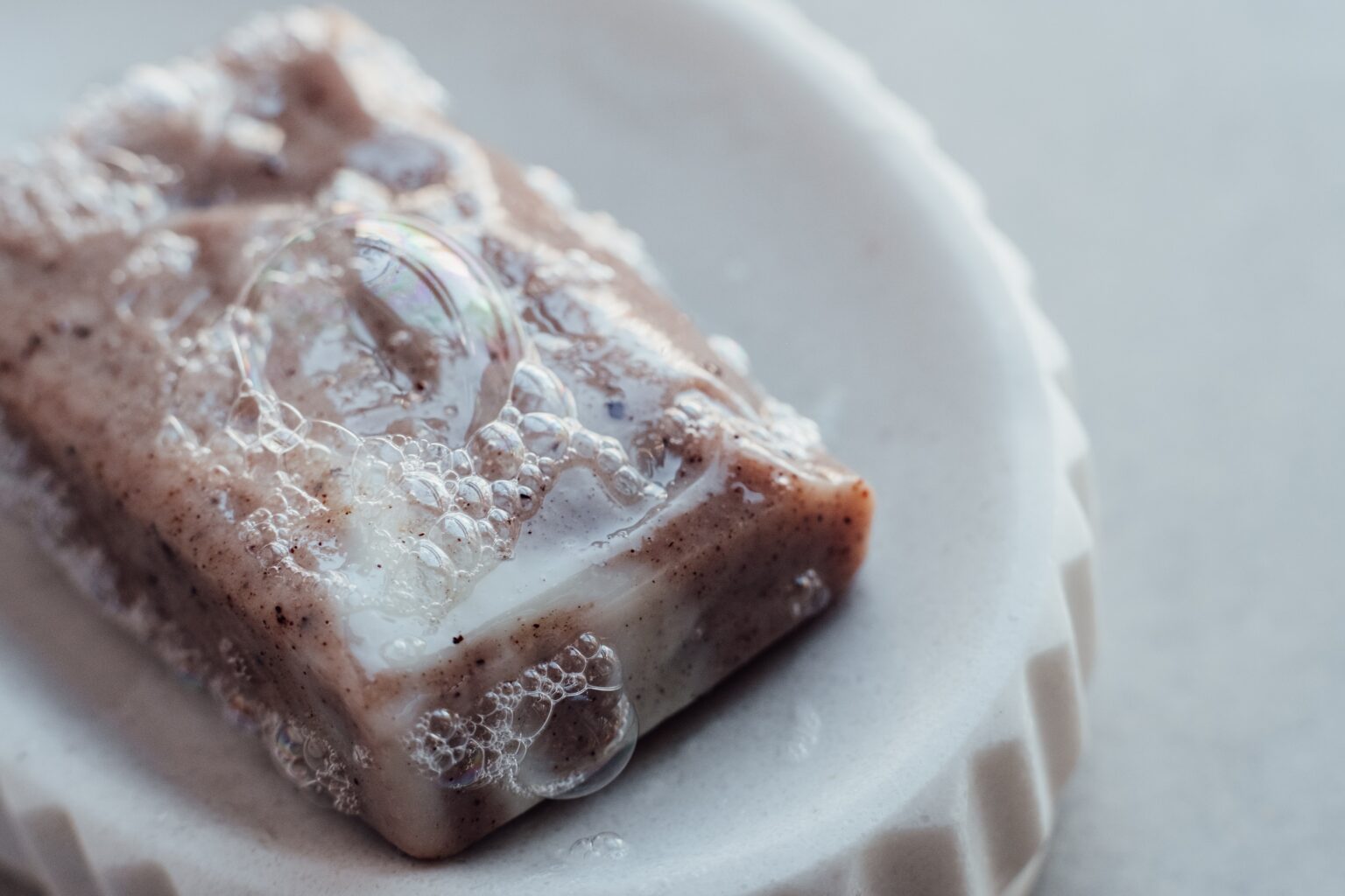 Soap A Rice Rice bran oil and Rice water in cold process soap