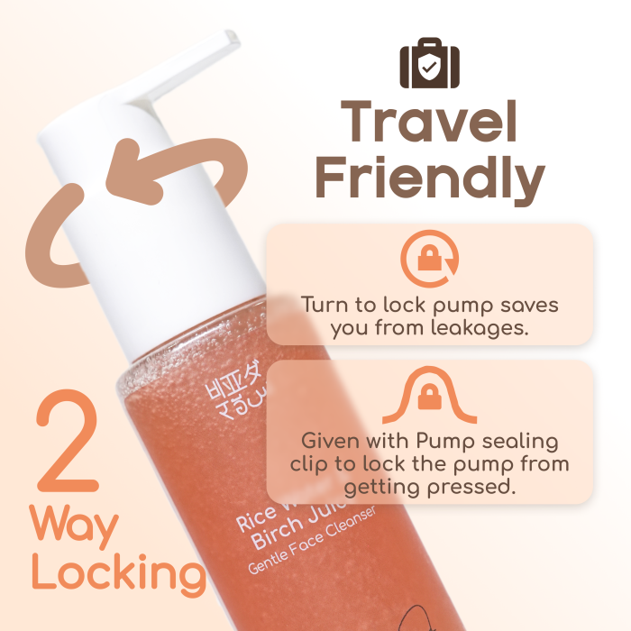 travel friendly beyond rice face cleanser