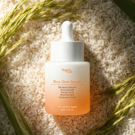 Face Glow Serum - Alpha Arbutin, Ferulic acid, Rice ferment & Pentylene Glycol - Image 7