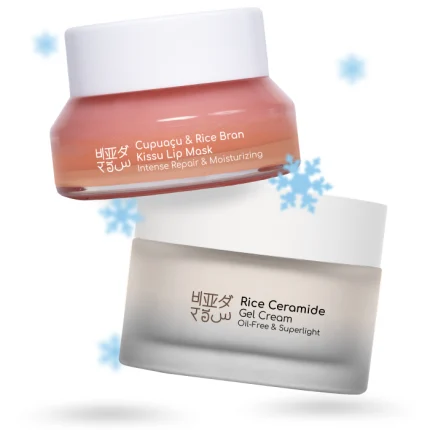 Christmas gifting Combo - Kissu lip mask and Rice ceramide Gel Cream