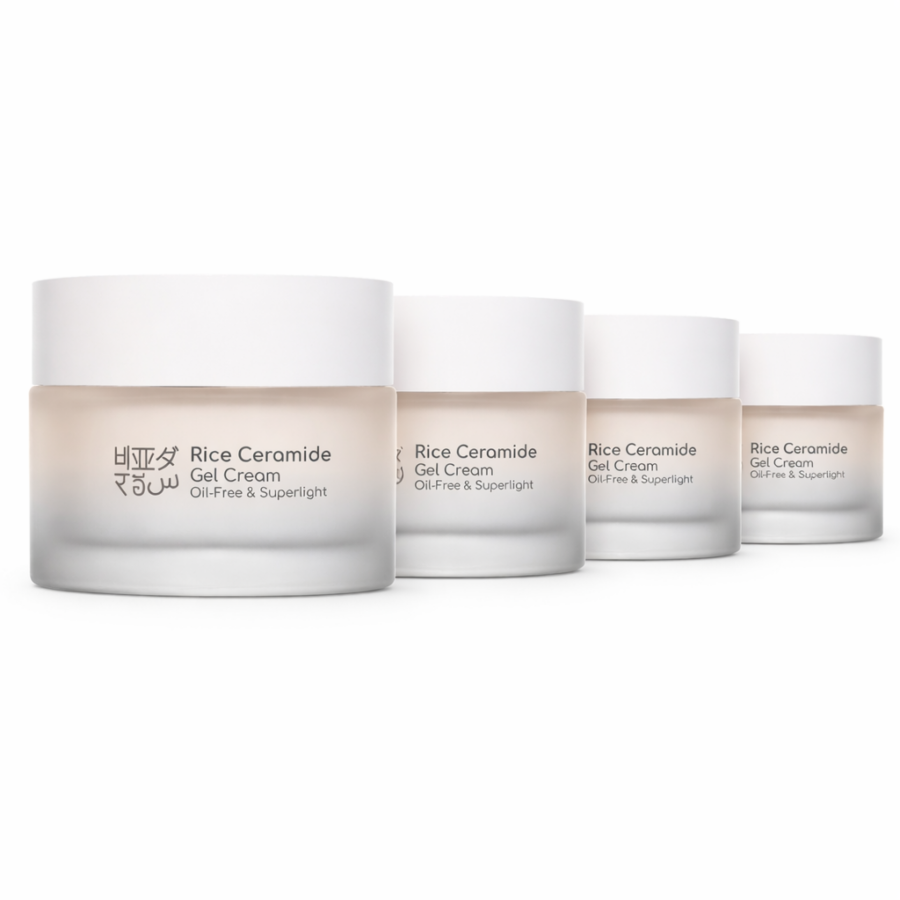 Korean Rice Ceramide Gel cream moisturizer for pack of 4