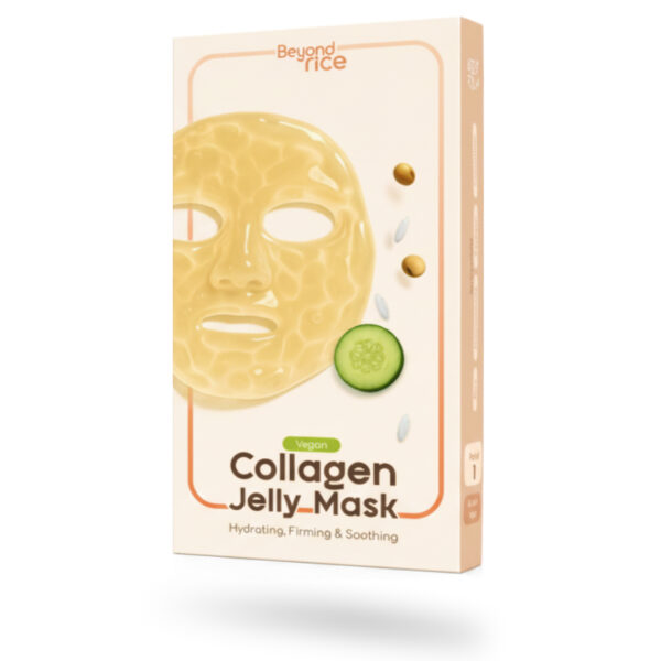 Collagen Jelly mask with rice and niacinamide for korean skin