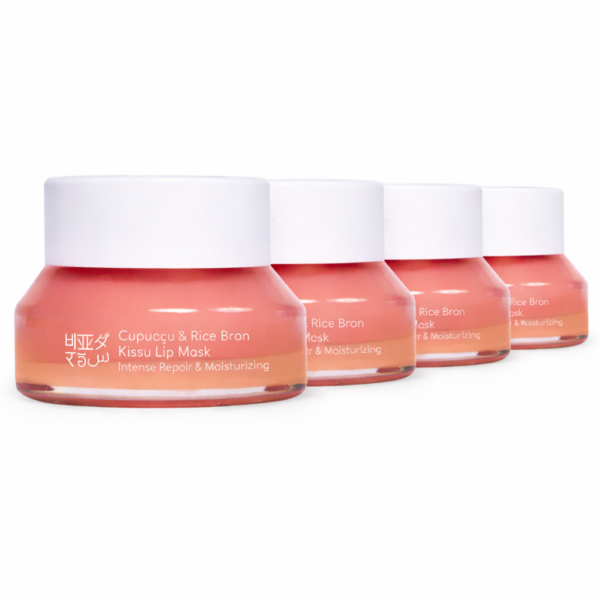 Cupuaçu lip masks in pack of 4